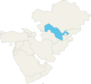L'Ouzbékistan au Moyen-orient
