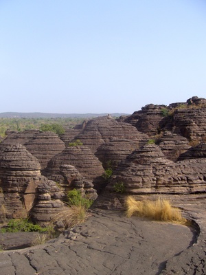 Les falaises du Banfora au Burkina Faso