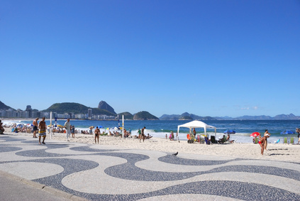 Plage légendaire de Rio au Brésil 