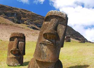 Les statues de l'Ile de Paques 