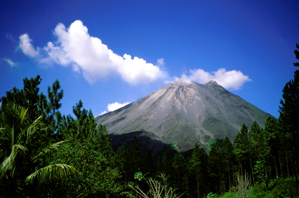 Volcan Arenal dans la province d'Alajuela au Costa Rica