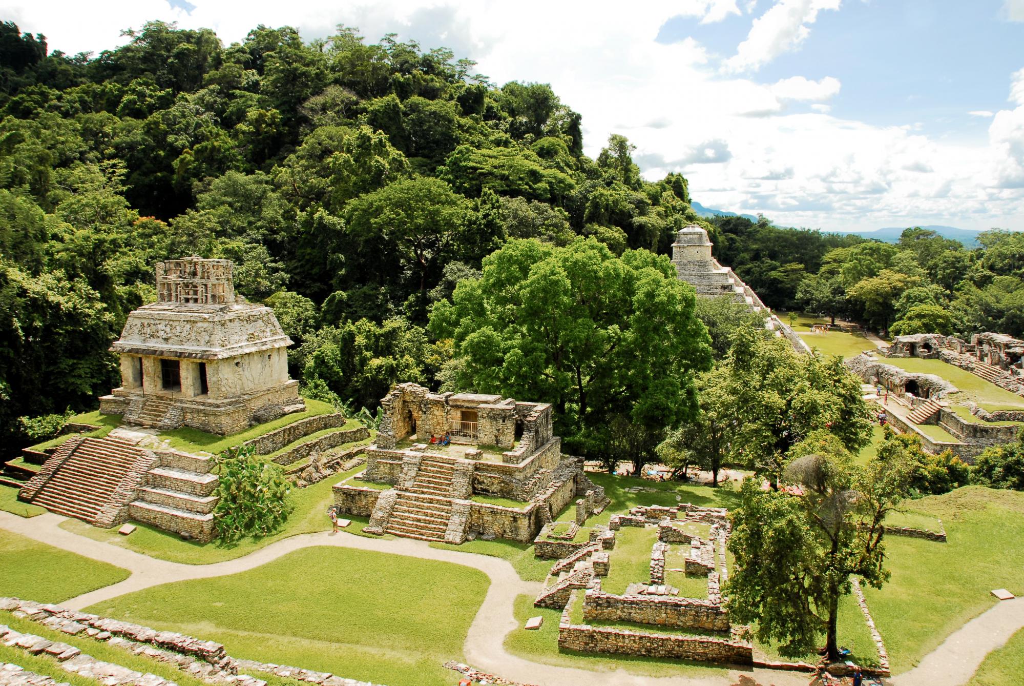 Les ruines de Palanque au Mexique 
