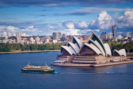 L'Opéra en forme de Voile à Sydney- Australie