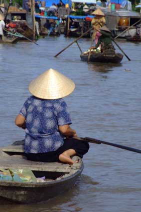 Marché flottant de Cai Rang 